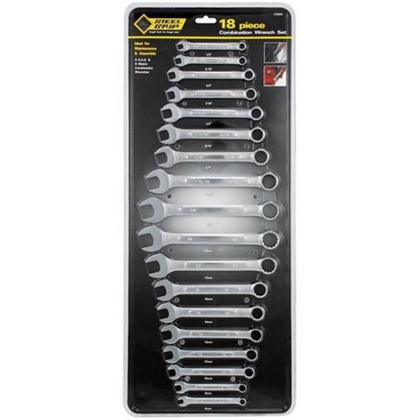 Steel Grip Steel Grip 56080 Combination Wrench Set 2206696